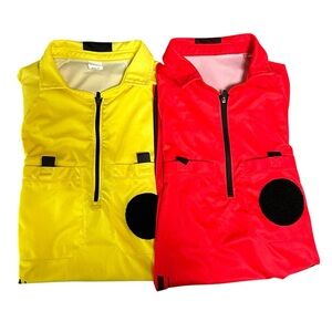 Soccer Referee Shirts in Yellow & Red - Youth Large